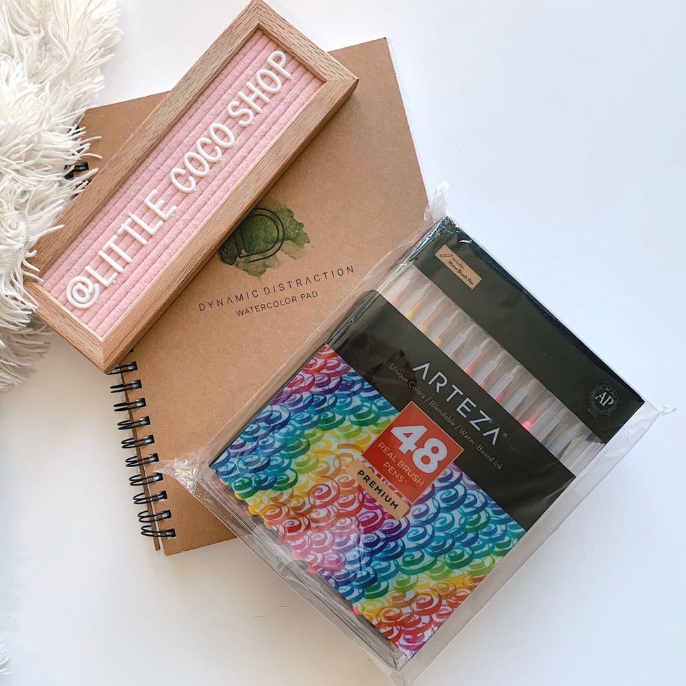 ARTEZA Water Brush Pens Set of 48